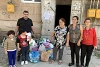 Cette famille du Haut-Karabakh a trouvé refuge dans le village arménien de Karashamb. Elle est soutenue par les partenaires de CSI. (csi)