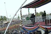 Le président Salva Kiir tient son discours d’investiture. (csi)