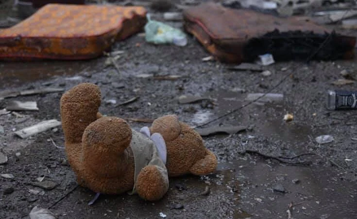 Cette triste image laisse entrevoir un peu l’envergure de la destruction dans le Haut-Karabakh. (fb)