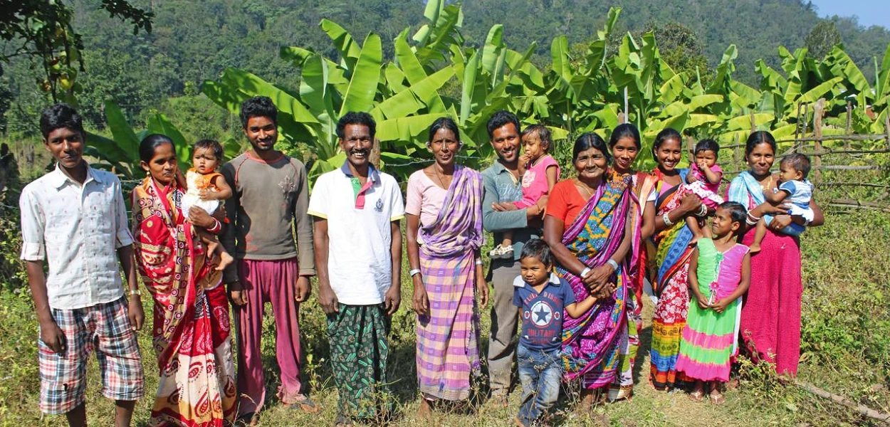 Cette famille nombreuse au Kandhamal vit principalement de la culture des bananes. Elle est soutenue par l’IEA et CSI. (csi)