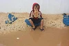 Cette enfant réfugiée doit endurer le froid et la pluie dans un camp de réfugiés au Kurdistan. (csi)