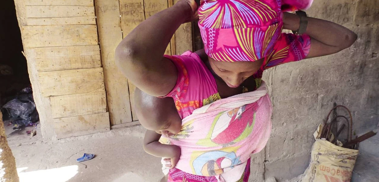 Rebecca prend bien soin de son fils, même si le père est un combattant de Boko Haram. (csi)