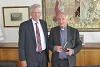 Le responsable de mission CSI John Eibner et l’archevêque Mgr Tomasi voudraient ensemble empêcher un nettoyage religieux complet au Moyen-Orient. (csi)