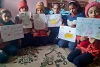 Les enfants syriens remercient de façon créative les donateurs de CSI et leur souhaitent un joyeux Noël. (csi)